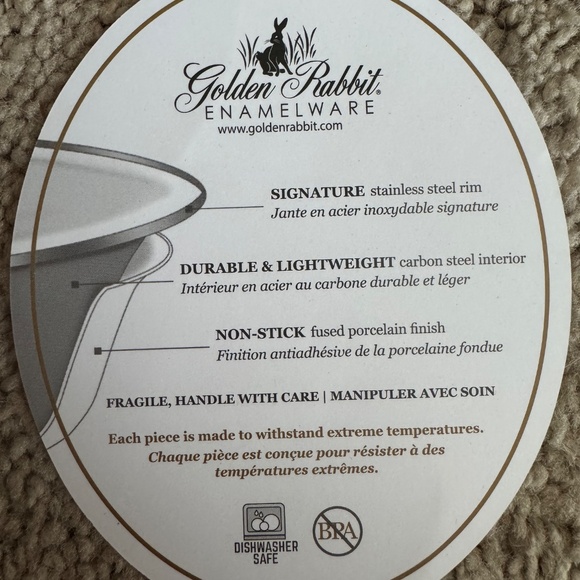 Camping Mugs - Golden Rabbit Enamelware - Picture 3 of 4